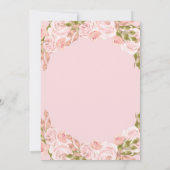 Rosa Blütenpracht Prinzessin Goldener Bogen Ankündigung (Rückseite)