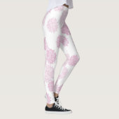 Rosa Blütenpresse Leggings (Rechts)
