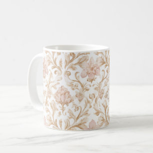 Rosa Blütenrosa Kaffeetasse