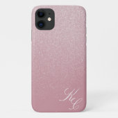 Rosa Blütenschimmer Personalisierter Handy-Case Case-Mate iPhone Hülle (Rückseite)
