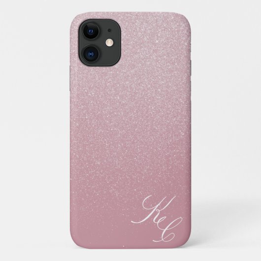 Rosa Blütenschimmer Personalisierter Handy-Case Case-Mate iPhone Hülle (Rückseite)