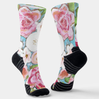 Rosa Blütenstaub Socken