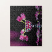 Rosa Blütentraum Puzzle (Vertikal)