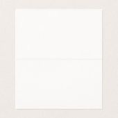 Rosa Blütenwasser-Hydrangea Platzkarte Tischdekor (Innenseite Aufgefaltet)