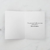 Rosa Blutungen mit Regentropfen Karte (Innenseite)