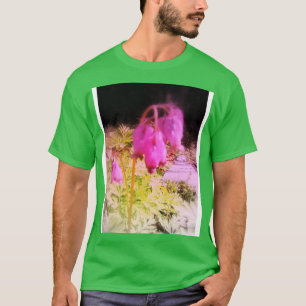 rosa Blutungsherzen 5 getönt T-Shirt