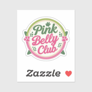 Rosa Bly Club Logo Custom Cut Vinyl Stickers Aufkleber