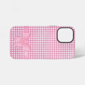 Rosa Bogen auf Gingham Case-Mate iPhone Gehäuse Hülle (Rückseite (Horizontal))