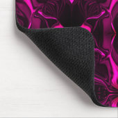 Rosa Bogen auf rosa Hintergrund. Mousepad (Ecke)