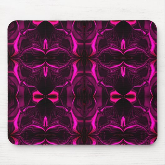 Rosa Bogen auf rosa Hintergrund. Mousepad (Vorne)