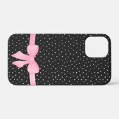 Rosa Bogen auf schwarz-weiß Case-Mate iPhone Gehäu Hülle (Rückseite (Horizontal))