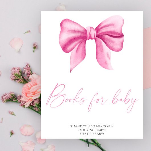 Rosa Bogen - Bücher für Babyposter Poster