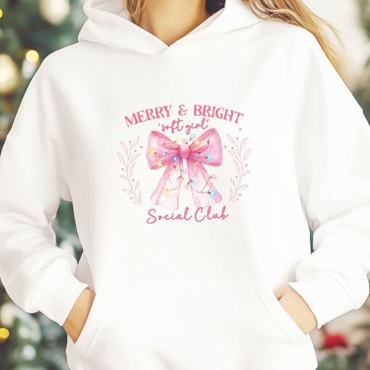 Rosa Bogen Coquette Weihnachten Hoodie