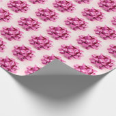Rosa Bogen Geschenkpapier (Ecke)