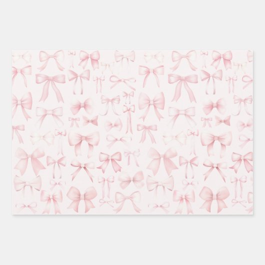 rosa Bogen Geschenkpapier Set (Vorderseite 2)