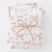 rosa Bogen Geschenkpapier Set (Beispiel)