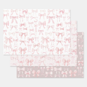 rosa Bogen Geschenkpapier Set
