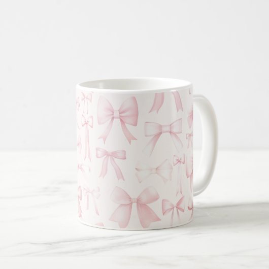 rosa Bogen Kaffeetasse (VorderseiteRechts)