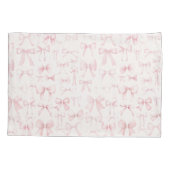 rosa Bogen Kissenbezug (Rückseite)