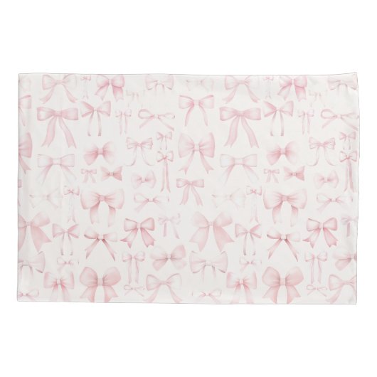 rosa Bogen Kissenbezug (Rückseite)