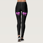 Rosa-Bögen Leggings (Rückseite)