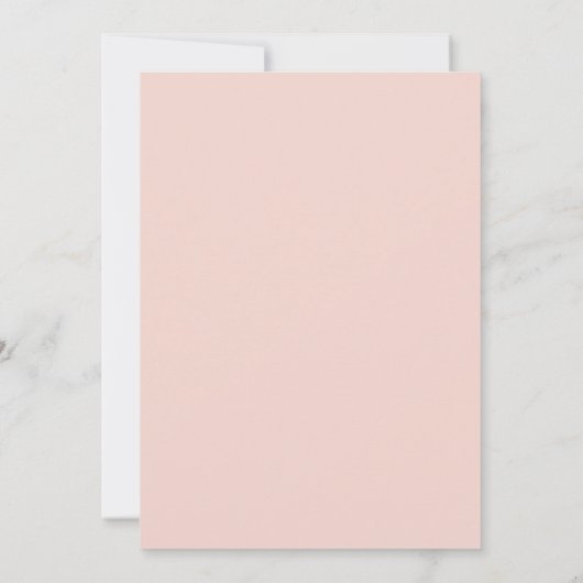 Rosa Bögen Moderne, fette Schriftzeichen Einladung (Rückseite)