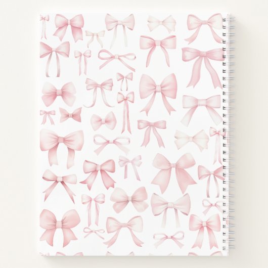 rosa Bogen Notizblock (Rückseite)