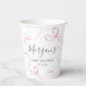 Rosa Bogen Papierservietten, Bugmotive Pappbecher (Vorderseite)