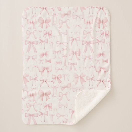 rosa Bogen Sherpadecke (Vorderseite)