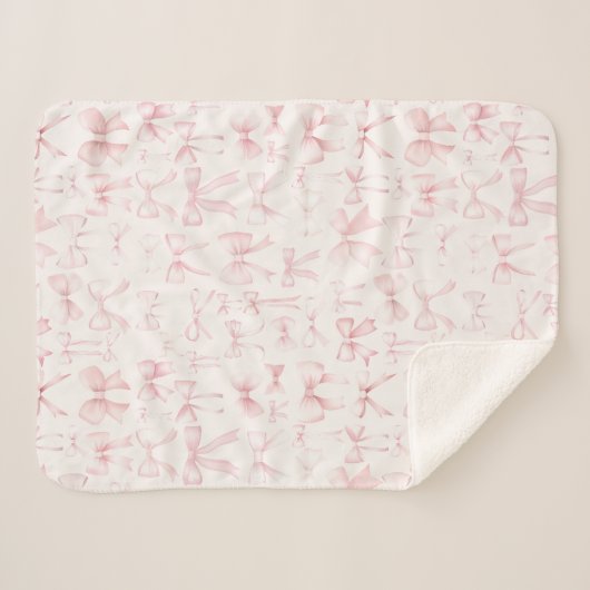 rosa Bogen Sherpadecke (Vorderseite (Horizontal))