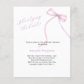 Rosa Bogen Sie bindet das Brautparty des Knotens (Vorderseite)