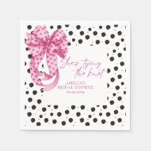 Rosa Bogen Sie bindet das Brautparty des Knotens