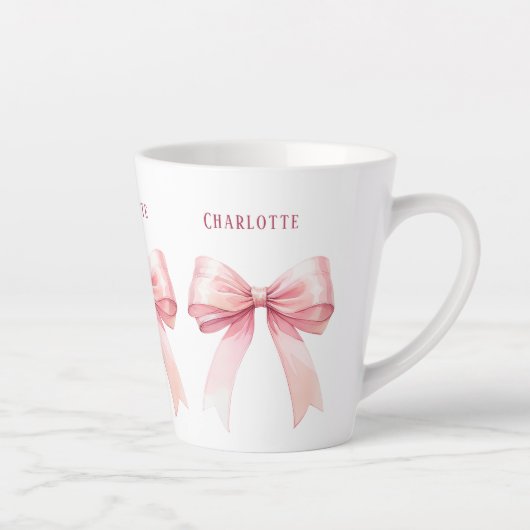 Rosa Bogen Skriptname Milchtasse (Rechts)