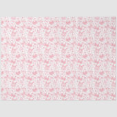 Rosa Bögen und dunkelrosa Punkte Seidenpapier (Vorderseite)