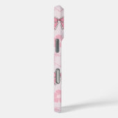 Rosa Bögen und rosa Herzen | Sakura Iphone Case (Rückseite / Rechts)