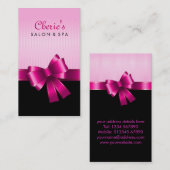 Rosa Bogen-Visitenkarte Visitenkarte (Vorne/Hinten)