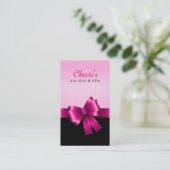 Rosa Bogen-Visitenkarte Visitenkarte (Stehend Vorderseite)