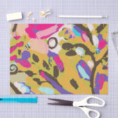 Rosa Boho Blumeni Seidenpapier (Handwerk)