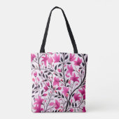 Rosa Boho Flora Tasche (Rückseite)