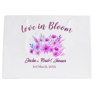 rosa boho Liebe in Blüte Junggesellinnenabschied N Große Geschenktüte