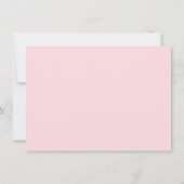 Rosa Boho-Pfingstrosen-Kalender & Foto-Hochzeit Save The Date (Rückseite)