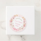 Rosa Boho Wildblumen Abschlussfeier Geschenkanhänger (Beispiel)