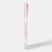 Rosa Boho Wildblumenwiese Monogramm Case-Mate iPhone Hülle (Rückseite / Rechts)