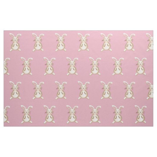 Rosa Bollen Stoff (Fat Quarter (45,7 x 55,9 cm))