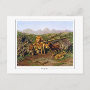 Rosa Bonheur #9 - Feine Kunst Postkarte