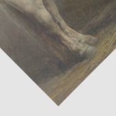 Rosa Bonheur | Graues Pferd in Stable Seidenpapier (Detail)