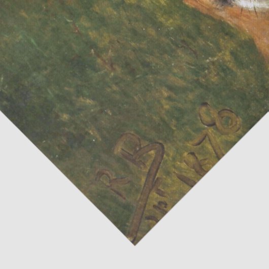 Rosa Bonheur | Leiter eines Kalbes Seidenpapier (Detail)