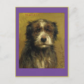 Rosa Bonheur, Martin, ein Hund, schöne Kunst, Postkarte (Vorderseite)