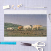 Rosa Bonheur | Pflügen in die Nivernais Seidenpapier (Handwerk)