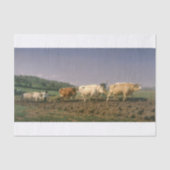 Rosa Bonheur | Ploughing in Nevers Seidenpapier (Vorderseite)